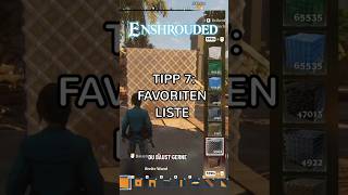 Enshrouded: Favoriten Listen im Baumenü Tipp 7