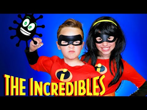 Disney Pixar Incredibles Violet and Dash Coronavirus Safety, Staying Healthy, and Having Fun at Home