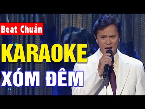 Xóm Đêm Karaoke | Anh Khoa, Tường Nguyên, Tường Khuê | Asia Karaoke Beat Chuẩn