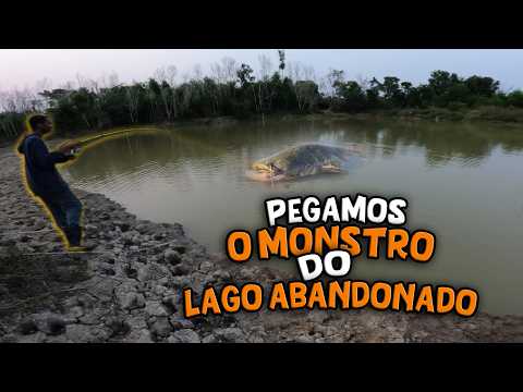 PESCAMOS A CRIATURA DO LAGO ABANDONADO!