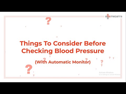 Things to Consider Before Checking Blood Pressure with Automatic Monitor | Medanta