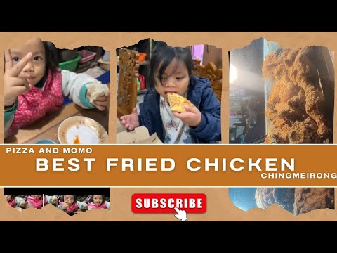 BEST FRIED CHICKEN at CHINGMEIRONG 🍗🔥 | Kids Food Vlog | Hidden Food Spot in Imphal / MOMO / PIZZA 🍕