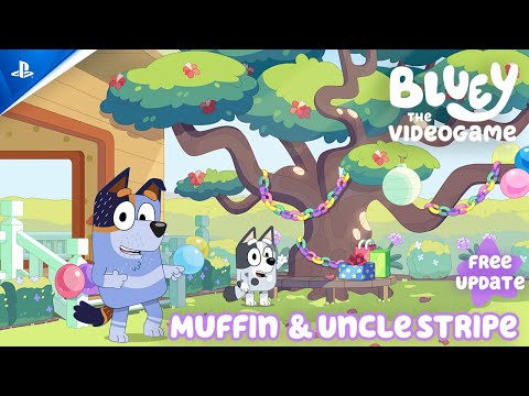 Bluey The Videogame - Free Update 2:  Muffin & Uncle Stripe Trailer | PS5 & PS4 Games