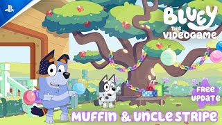 Bluey The Videogame - Free Update 2:  Muffin & Uncle Stripe Trailer | PS5 & PS4 Games