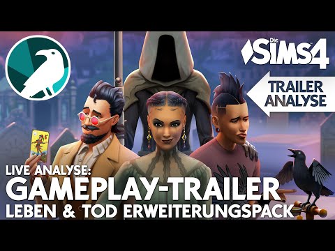 Leben & Tod GAMEPLAY TRAILER Analyse LIVE ☠️ Die Sims 4 Erweiterungspack