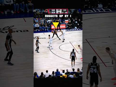 PART 2 - Crazy Ending in Wemby & Jokic Matchup 🎬 Spurs vs Nuggets #NBA #shorts