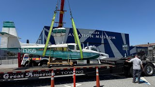 Lifting and transporting a decommissioned plane ￼