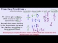 Understanding Complex Fractions and Unit Rates