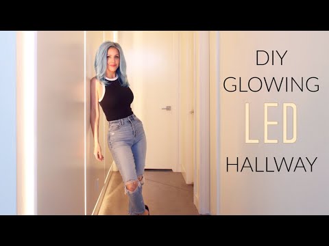 I Made My Hallway GLOW! | LED Wall Panels