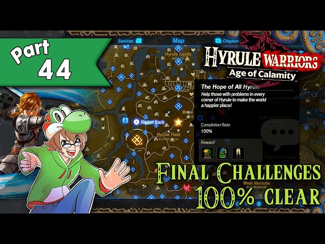 Hyrule Warriors: Age of Calamity Very Hard walkthrough Part 44 - The End of the Postgame Challenges!