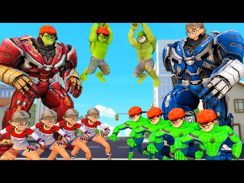 Nick Iron Man Army VS Tani Iron Man Army |  Scary Teacher Unicorn 2025