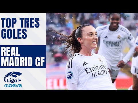 TOP 3 GOLES DEL REAL MADRID CF EN LIGA F MOEVE 2024/2025