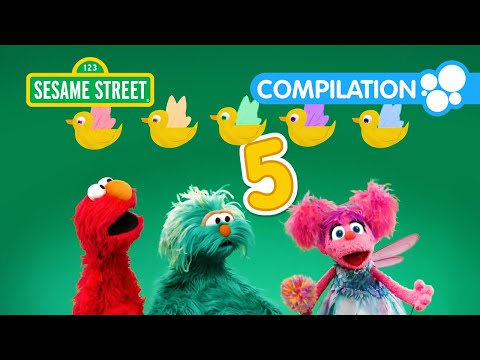 Sesame Street: Elmo Songs about the Number 5!