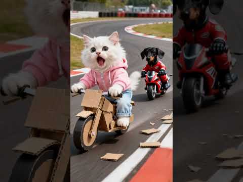 The kitten lost… just because he was poor