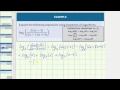 Logarithmic Properties and Expansion