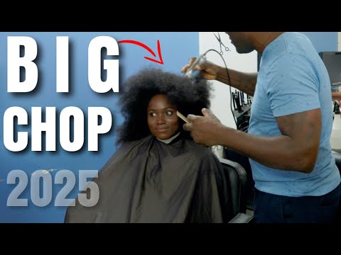 THE BIG CHOP|I cut my almost Hip length Natural hair off