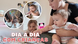 MEUS DIAS COM DUAS CRIANÇAS DE 7 MESES E 3 ANOS