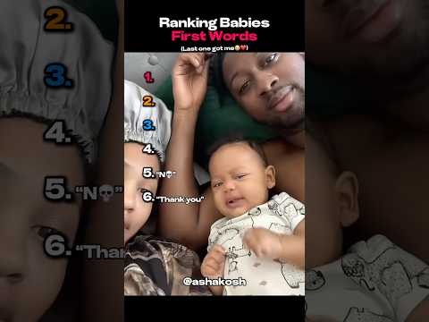 Ranking Babies First Words