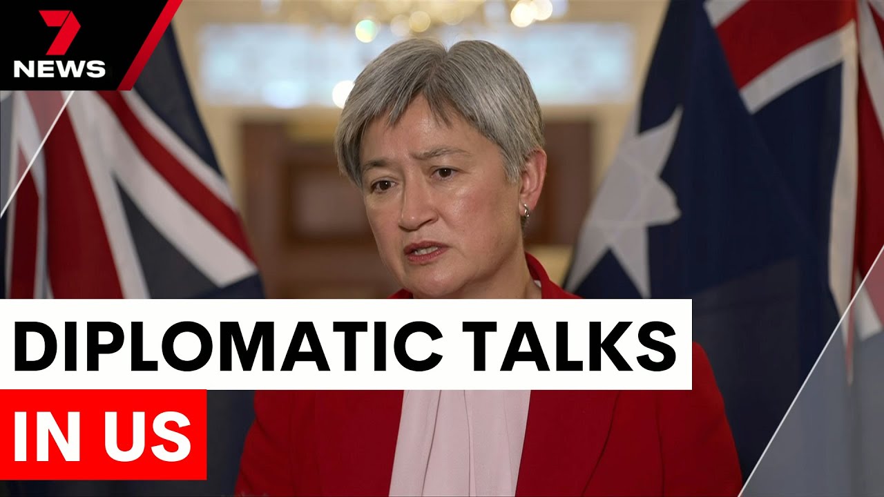 Australian foreign minister navigates US relations | 7NEWS