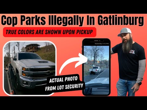 Towing A Police Officer In Gatlinburg | Irate Couple Shows Their True Colors