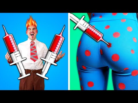 वेडनेसडे, स्क्विड गेम और मारियो मूवीज़ में सर्वाइव करना || मजेदार पल