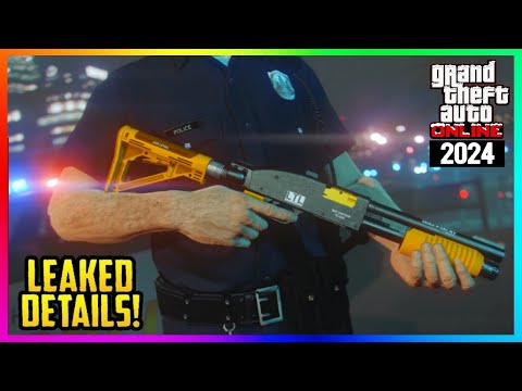 NEW Police Weapons, FREE Cop Outfits, UNIFORM, Leaked Car Details, GTA 5 DLC 2024(GTA Online Update)