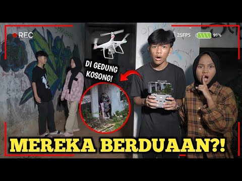 TEREKAM DRONE ADNAN AMEL BERDUAAN DI GEDUNG KOSONG