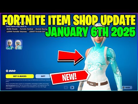 *NEW* SNOWY OPS SKIN! Fortnite Item Shop [January 6th, 2025] (Fortnite Battle Royale)