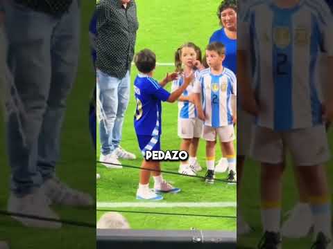 A Mateo Messi no querían darle lo que quería y al final...