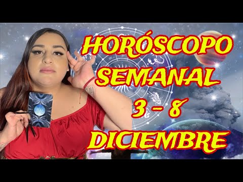 HORÓSCOPOS SEMANAL 3 A 8 DE DICIEMBRE | Secreto de Bruja