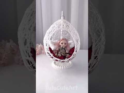 DIY doll hanging chair ✨