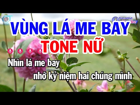 Karaoke Vùng Lá Me Bay Tone Nữ Gm | Nhạc Sống Beat Mới | Karaoke Đồng Sen