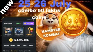 25 26 July daily combo card// 26 July daily combo card// 26 July hamster kombat daily combo