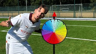 FOOTBALL WHEEL CHALLENGES!😱