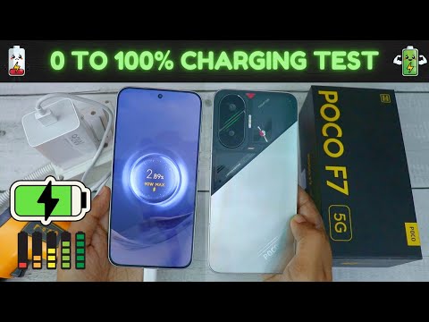 Poco F7 5G Charging Test | 0% to 100% Charging Test with 90W Box Charger | HINDI |