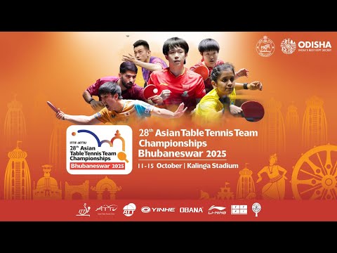 Table-3 | Day-4 | ITTF-ATTU 28th Asian Table Tennis Championship Bhubaneshwar 2025