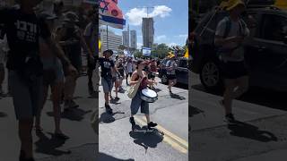 Large protests in Tel Aviv as national strike for hostages begins.Tel Aviv,Israel 2025