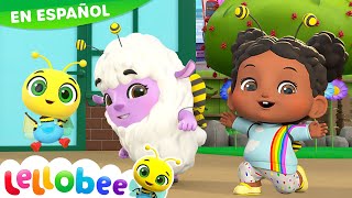Bailemos todos como abejitas 🐝 Caricaturas - Canciones Infantiles 🎵 | Lellobee