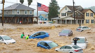 Tennessee in Chaos - Chattanooga Underwater! 6.4 Inches of Rain Turns City Streets into Rivers