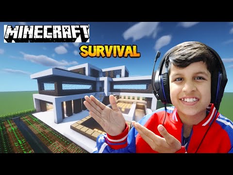 Building my new house in minecraft 😍