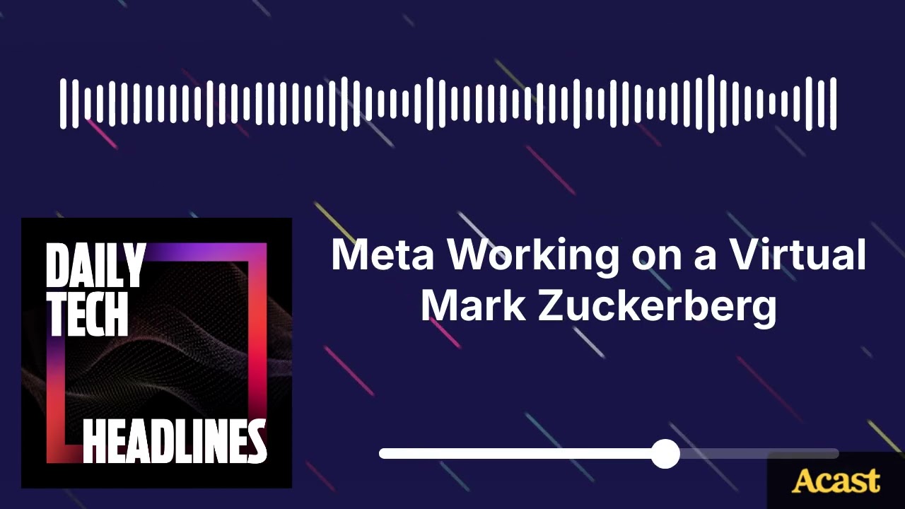 Meta Working on a Virtual Mark Zuckerberg - DTH