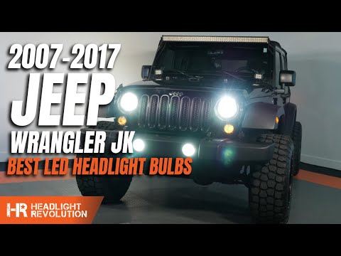 Jeep Wrangler JK 07-18  LED Headlight Bulb Upgrade | HR
