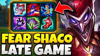 THIS IS WHY YOU SHOULD FEAR A FULL BUILD AP SHACO!! (LATE GAME MENACE)