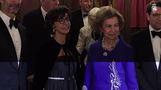 Doña Sofía asiste a la gala conmemorativa del 150º aniversario de la inauguración del Palacio Garnier