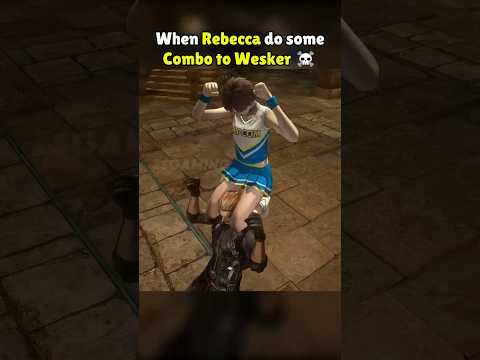 Rebecca broke Wesker neck🗿👍 #residentevil #shorts #residentevil5 #rebecca #wesker