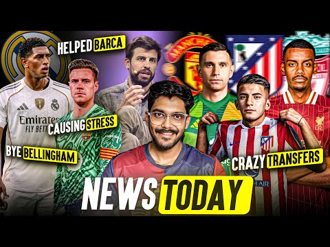 Pique Helps Barca, Goodbye Jude !  Man Utd Eye Emi Martinez! Almada to Atlético Madrid !
