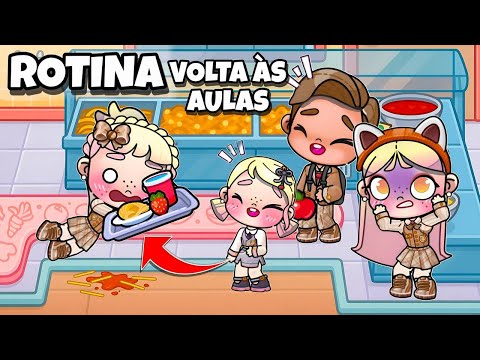 ROTINA VOLTA ÀS AULAS 📚🎒| PRIMEIRO DIA | AVATAR WORLD ROTINAS E HISTÓRIAS PAZU