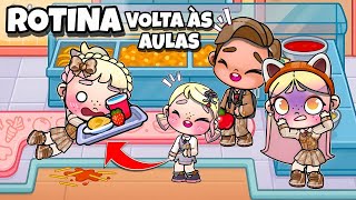 ROTINA VOLTA ÀS AULAS 📚🎒| PRIMEIRO DIA | AVATAR WORLD ROTINAS E HISTÓRIAS PAZU