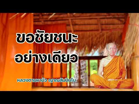 ขอชัยชนะอย่างเดียว หลวงตามหาบัว ญาณสัมปันโน