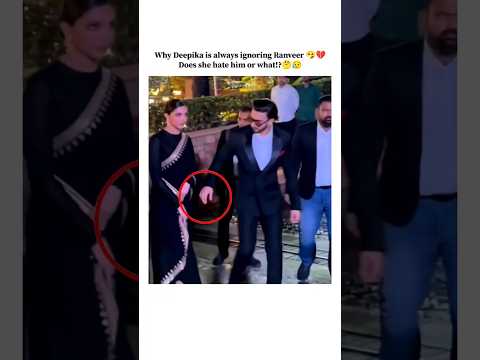 Deepika ignoring Ranveer gestures🤧💔#bollywood#shortsfeed#aliabhatt #deepikapadukone#shraddhakapoor